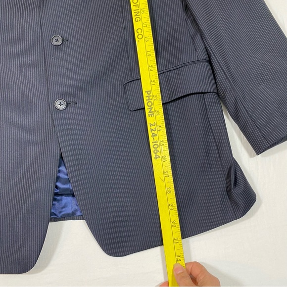 Calvin Klein Pinstripe Wool Blazer Sports Jacket Suit Jacket 40R Men’s N… - Picture 6 of 13